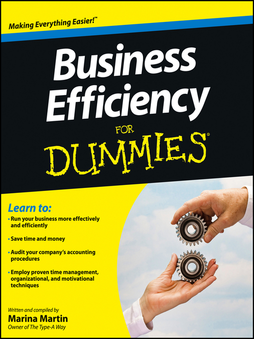 Title details for Business Efficiency For Dummies by Marina Martin - Available